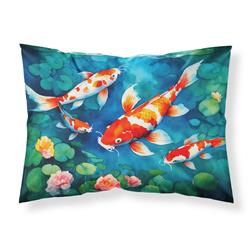 0.15 x 20.5 x 30 in. Koi Fish Standard Pillowcase