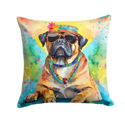 3 x 14 x 14 in. Cane Corso Hippie Dawg Fabric Decorative Pillow