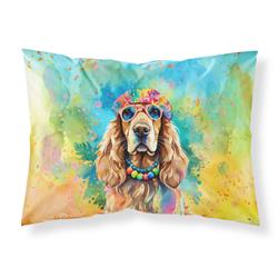 0.15 x 20.5 x 30 in. Cocker Spaniel Hippie Dawg Standard Pillowcase