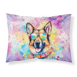 0.15 x 20.5 x 30 in. German Shepherd Hippie Dawg Standard Pillowcase