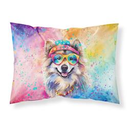 0.15 x 20.5 x 30 in. Keeshond Hippie Dawg Standard Pillowcase