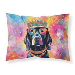 0.15 x 20.5 x 30 in. Black Labrador Hippie Dawg Standard Pillowcase