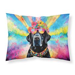 0.15 x 20.5 x 30 in. Black Labrador Hippie Dawg Standard Pillowcase
