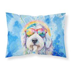 DAC2535PILLOWCASE 0.15 x 20.5 x 30 in. Old English Sheepdog Hippie Dawg Standard Pillowcase