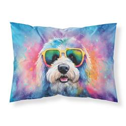 DAC2536PILLOWCASE 0.15 x 20.5 x 30 in. Old English Sheepdog Hippie Dawg Standard Pillowcase