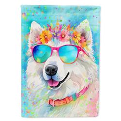 0.15 x 40 x 28 in. Samoyed Hippie Dawg House Flag