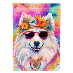 0.15 x 40 x 28 in. Samoyed Hippie Dawg House Flag