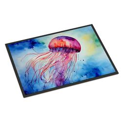 0.15 x 24 x 36 in. Jellyfish Doormat