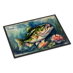 0.15 x 24 x 36 in. Largemouth Bass Doormat