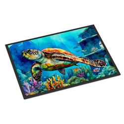 0.15 x 24 x 36 in. Loggerhead Sea Turtle Doormat