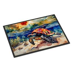0.15 x 24 x 36 in. Loggerhead Sea Turtle Doormat