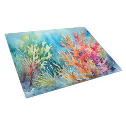 0.2 x 15 x 12 in. Seaweed Glass Cutting Board, Large