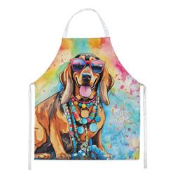 Picture of Carolines Treasures DAC2504APRON 0.01 x 30 x 27 in. Doberman Pinscher Hippie Dawg Apron