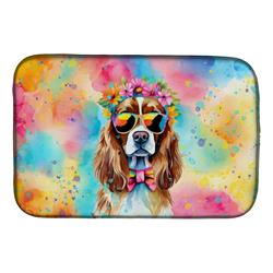 0.2 x 21 x 14 in. Cavalier Spaniel Hippie Dawg Dish Drying Mat