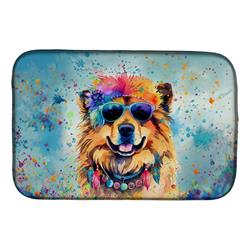 0.2 x 21 x 14 in. Chow Chow Hippie Dawg Dish Drying Mat
