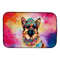 0.2 x 21 x 14 in. German Shepherd Hippie Dawg Dish Drying Mat