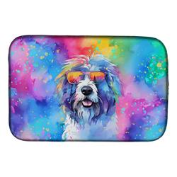 DAC2534DDM 0.2 x 21 x 14 in. Old English Sheepdog Hippie Dawg Dish Drying Mat