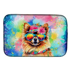 0.2 x 21 x 14 in. Pomeranian Hippie Dawg Dish Drying Mat