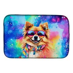 0.2 x 21 x 14 in. Pomeranian Hippie Dawg Dish Drying Mat