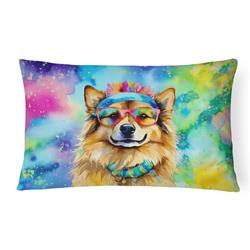 3 x 16 x 12 in. Hippie Dawg Fabric Decorative Pillow