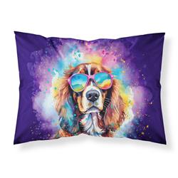 0.15 x 20.5 x 30 in. Cavalier Spaniel Hippie Dawg Standard Pillowcase