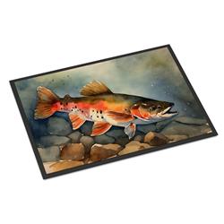 0.15 x 24 x 36 in. Brook Trout Doormat