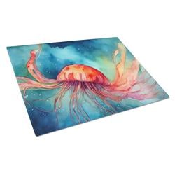 0.2 x 15 x 12 in. Jellyfish Glass Cutting Board, Large