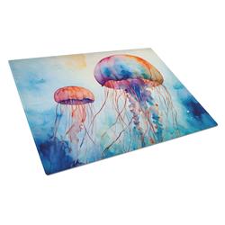 0.2 x 15 x 12 in. Jellyfish Glass Cutting Board, Large