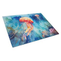 0.2 x 15 x 12 in. Jellyfish Glass Cutting Board, Large