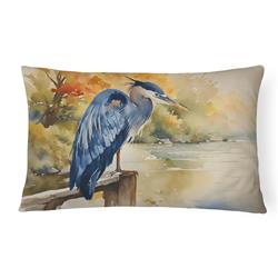 3 x 16 x 12 in. Blue Heron Throw Pillow