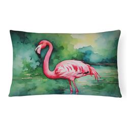 3 x 16 x 12 in. Flamingo Throw Pillow