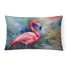3 x 16 x 12 in. Flamingo Throw Pillow