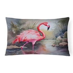 3 x 16 x 12 in. Flamingo Throw Pillow