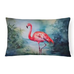 3 x 16 x 12 in. Flamingo Throw Pillow