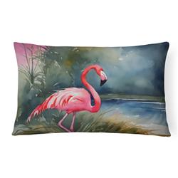 3 x 16 x 12 in. Flamingo Throw Pillow
