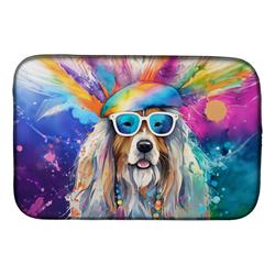 0.2 x 21 x 14 in. Bearded Collie Hippie Dawg Dish Drying Mat
