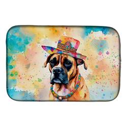 0.2 x 21 x 14 in. Boxer Hippie Dawg Dish Drying Mat
