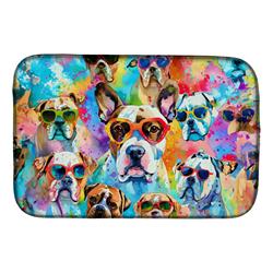 0.2 x 21 x 14 in. Boxer Hippie Dawg Dish Drying Mat