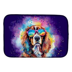 0.2 x 21 x 14 in. Cavalier Spaniel Hippie Dawg Dish Drying Mat