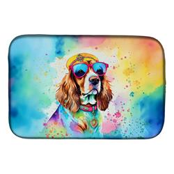 0.2 x 21 x 14 in. Cavalier Spaniel Hippie Dawg Dish Drying Mat