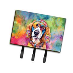 9 x 6 in. Unisex Hippie Dawg Leash or Key Holder