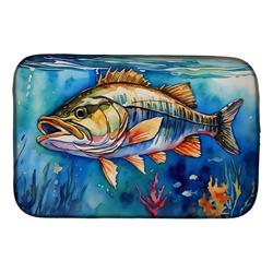 DAC2833DDM 21 x 14 in. Striped Bass Dish Drying Mat