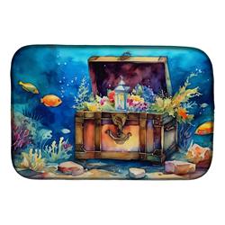 21 x 14 in. Unisex Treasure Chest Dish Drying Mat