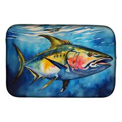 21 x 14 in. Unisex Yellowfin Tuna Dish Drying Mat