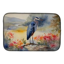 DAC2845DDM 21 x 14 in. Blue Heron Dish Drying Mat