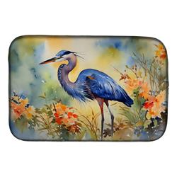 DAC2846DDM 21 x 14 in. Blue Heron Dish Drying Mat