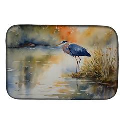 DAC2847DDM 21 x 14 in. Blue Heron Dish Drying Mat