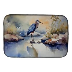 DAC2850DDM 21 x 14 in. Blue Heron Dish Drying Mat