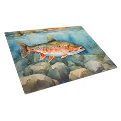 DAC2774LCB 15 x 12 in. Brook Trout Glass Cutting Board - Large