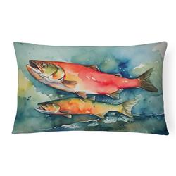 16 x 12 in. Unisex Salmon Throw Pillow